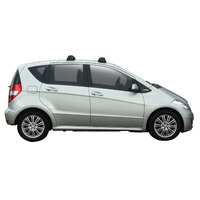 Prorack Black 2 Bar Aero Flush Bar kit to suit Mercedes-Benz A-Class W169 5dr MPV (2005 - 2012)