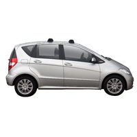 Prorack Silver 2 Bar Aero Through Bar kit to suit Mercedes-Benz A-Class W169 5dr MPV (2005 - 2012)