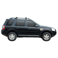 Prorack Silver 2 Bar Aero Through Bar kit to suit Land Rover Freelander 2 5dr SUV (7/2007 - 2/2011)