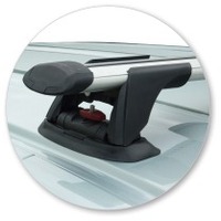 Prorack Silver 2 Bar Aero Through Bar kit to suit Renault Kangoo Maxi 5dr Van (2008 - 2021)