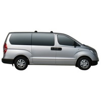 Prorack Black 2 Bar Aero Through Bar kit to suit Hyundai iMax 5dr MPV (2008 - 2016)