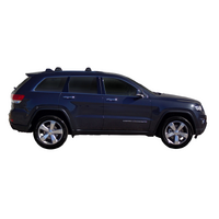 Prorack Silver 2 Bar Aero Flush Bar kit to suit Jeep Grand Cherokee WK2 Steel Rails 5dr SUV (2011 - 12/2021)