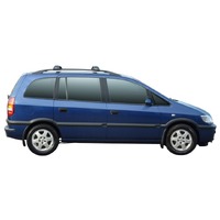 Prorack Silver 2 Bar Aero Flush Bar kit to suit Subaru Traviq 5dr MPV (2001 - 2004)