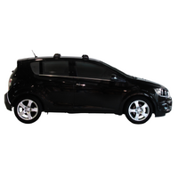 Prorack Silver 2 Bar Aero Flush Bar kit to suit Holden Barina 5dr Hatch (2011 - 2016)