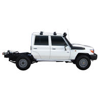 Prorack Black 2 Bar Heavy Duty Through Bar kit to suit Toyota Land Cruiser 79 Series 4dr Ute (2012 - Current)