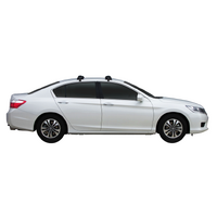 Prorack Black 2 Bar Aero Flush Bar kit to suit Honda Accord 4dr Sedan (2013 - 2019)