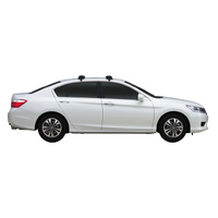 Prorack Silver 2 Bar Aero Through Bar kit to suit Honda Accord 4dr Sedan (2013 - 2019)