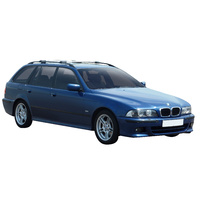 Yakima Black 2 Bar Roof Rack - BMW 5 Series E39 Touring 5dr Wagon 1/97 - 1/03 (S53Y)