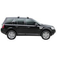Prorack Silver 2 Bar Aero Through Bar kit to suit Land Rover Freelander 2 5dr SUV (7/2007 - 2/2011)