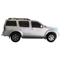 Prorack Silver 2 Bar Aero Flush Bar kit to suit Nissan Pathfinder R51 5dr SUV (2005 - 9/2013)