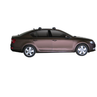 Prorack Silver 2 Bar Aero Flush Bar kit to suit Skoda Octavia 5dr Hatch (2/2014 - 5/2017)