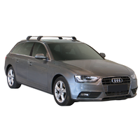 Yakima Black 2 Bar Roof Rack - Audi A4/S4/RS4 Avant 5dr Wagon 1/09 - 1/15 (S26YB &amp; K669)