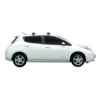 Prorack Silver 2 Bar Aero Flush Bar kit to suit Nissan Leaf 5dr Hatch (2012 - 2017)
