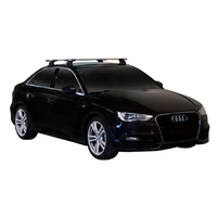 Yakima Black 2 Bar Roof Rack - Audi A3/S3/RS3  4dr Sedan 8/13 - 7/16 (S16Y &amp; K727)