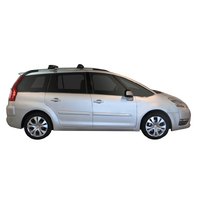 Prorack Black 2 Bar Aero Through Bar kit to suit Citroen C4 Picasso 5dr SUV (2006 - 2014)