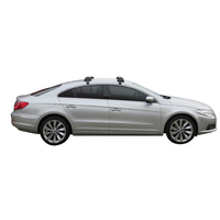 Prorack Silver 2 Bar Aero Flush Bar kit to suit Volkswagen Passat CC 4dr Coupe (2008 - 2011)