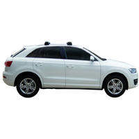 Prorack Black 2 Bar Aero Through Bar kit to suit Audi Q3/RS Q3 5dr SUV (2012 - 2018)