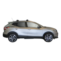 Prorack Black 2 Bar Aero Flush Bar kit to suit Nissan Qashqai 5dr SUV (2014 - 2022)