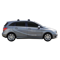 Prorack Silver 2 Bar Aero Flush Bar kit to suit Mercedes-Benz B-Class Sports Tourer 5dr Hatch (2012 - 2014)