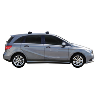 Prorack Silver 2 Bar Aero Through Bar kit to suit Mercedes-Benz B-Class Sports Tourer 5dr Hatch (2012 - 2014)