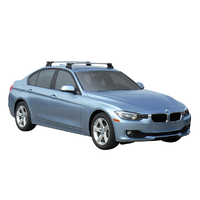 Yakima Black 2 Bar Roof Rack - BMW 3 Series  4dr Sedan 5/12 - 9/15 (S16Y &amp; K571)