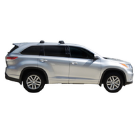 Prorack Silver 2 Bar Aero Flush Bar kit to suit Toyota Highlander GX 5dr SUV (2014 - 2/2020)