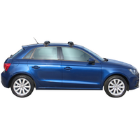 Prorack Silver 2 Bar Aero Through Bar kit to suit Audi A1/S1 Sportback 5dr Hatch (2012 - 2018)