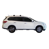 Prorack Black 2 Bar Aero Through Bar kit to suit Nissan Pathfinder 5dr SUV (11/2013 - 2022)
