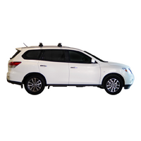 Prorack Black 2 Bar Heavy Duty Through Bar kit to suit Nissan Pathfinder 5dr SUV (11/2013 - 2022)