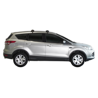 Prorack Black 2 Bar Aero Flush Bar kit to suit Ford Kuga 5dr SUV (2013 - 2020)