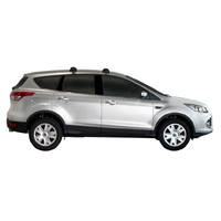 Prorack Silver 2 Bar Aero Through Bar kit to suit Ford Kuga 5dr SUV (2013 - 2020)