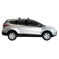 Prorack Silver 2 Bar Heavy Duty Through Bar kit to suit Ford Kuga 5dr SUV (2013 - 2020)