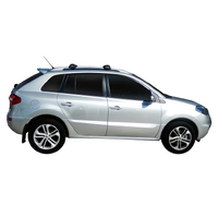 Prorack Silver 2 Bar Aero Flush Bar kit to suit Renault Koleos 5dr SUV (5/2014 - 2017)