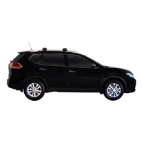 Prorack Black 2 Bar Aero Through Bar kit to suit Nissan X-Trail 5dr SUV (2014 - 2022)