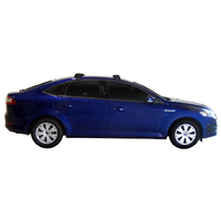 Prorack Silver 2 Bar Aero Through Bar kit to suit Ford Mondeo 5dr Hatch (2010 - 2014)