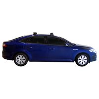 Prorack Silver 2 Bar Heavy Duty Through Bar kit to suit Ford Mondeo 5dr Hatch (2010 - 2014)