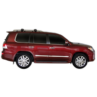 Prorack Silver 2 Bar Aero Through Bar kit to suit Lexus LX 5dr SUV (2008 - 2015)