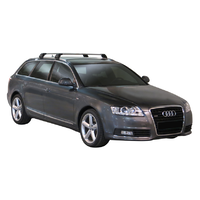 Yakima Silver 2 Bar Roof Rack - Audi A6/S6/RS6 Avant 5dr Wagon 1/05 - 1/10 (S26Y &amp; K669)
