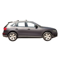 Prorack Silver 2 Bar Aero Flush Bar kit to suit Audi Q5/SQ5 5dr SUV (2009 - 2017)