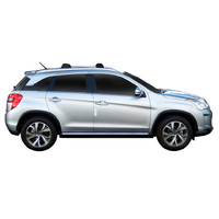 Prorack Black 2 Bar Aero Through Bar kit to suit Citroen C4 Aircross 5dr SUV (2012 - Current)