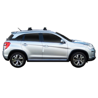 Prorack Black 2 Bar Heavy Duty Through Bar kit to suit Citroen C4 Aircross 5dr SUV (2012 - Current)
