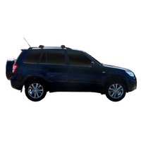Prorack Black 2 Bar Aero Through Bar kit to suit Chery J11 5dr SUV (2010 - Current)