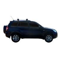 Prorack Silver 2 Bar Heavy Duty Through Bar kit to suit Chery J11 5dr SUV (2010 - Current)