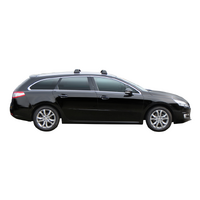 Prorack Silver 2 Bar Aero Through Bar kit to suit Peugeot 508 SW 5dr Wagon (3/2011 - 8/2019)