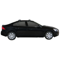 Prorack Silver 2 Bar Aero Flush Bar kit to suit Volvo S60 4dr Sedan (2010 - 7/2019)