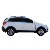 Prorack Silver 2 Bar Aero Rail Bar kit to suit Holden Captiva 5 5dr SUV (2006 - 2020)