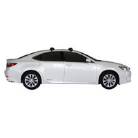 Prorack Black 2 Bar Aero Through Bar kit to suit Lexus ES 4dr Sedan (2012 - 2018)