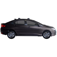 Prorack Silver 2 Bar Aero Through Bar kit to suit Honda City 4dr Sedan (2014 - 4/2017)