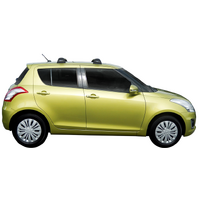 Prorack Silver 2 Bar Aero Flush Bar kit to suit Suzuki Swift 5dr Hatch (2/2011 - 2017)