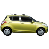 Prorack Black 2 Bar Aero Through Bar kit to suit Suzuki Swift 5dr Hatch (2/2011 - 2017)